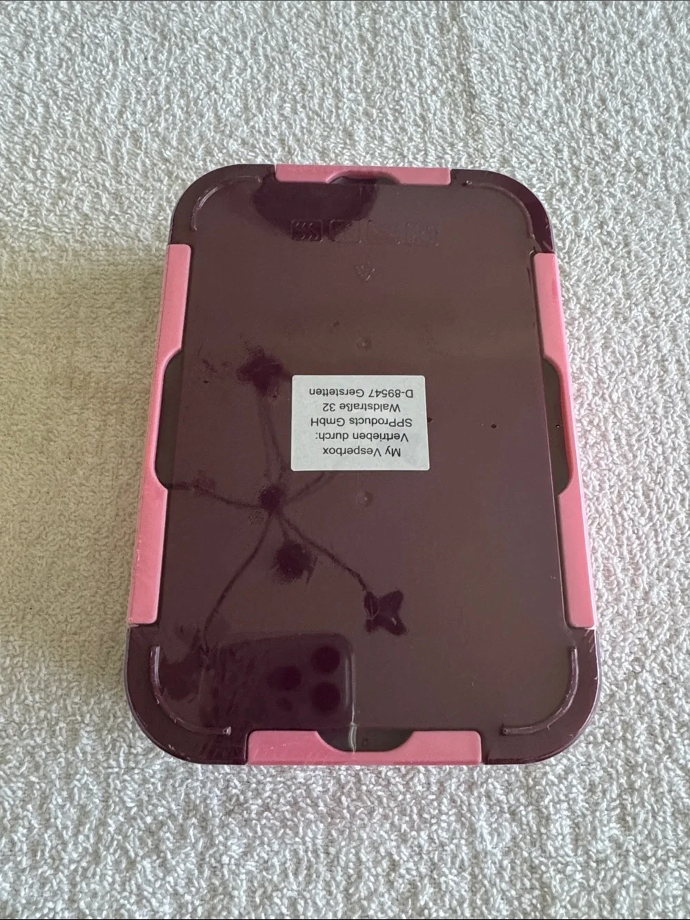 My Vesperbox Lite Pink Bento Lunch Box Food Storage Container